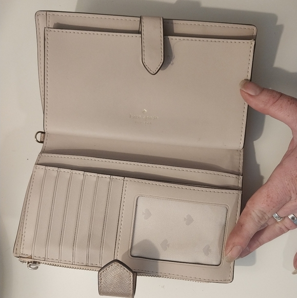 Kate Spade Staci Metallic Phone Wallet - Picture 6 of 13